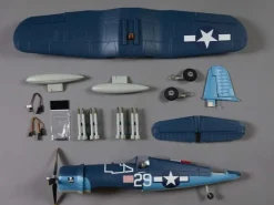 DERBEE DB001PBF4U Corsair Warbird PNP blau - 75cm