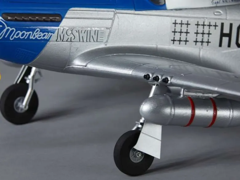 DERBEE DB004PBP-51D Mustang Warbird PNP blau - 75cm