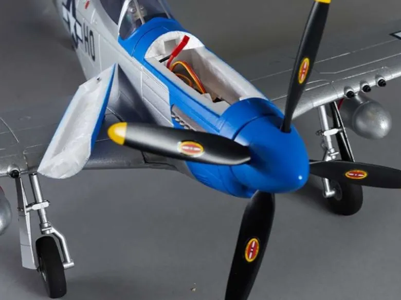 DERBEE DB004PBP-51D Mustang Warbird PNP blau - 75cm