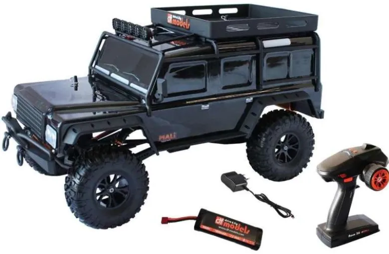 DF-Models 3118DF-4J 4WD Crawler 2-Gang-LED 2023 Edition - Schwarz 1:10 RTR
