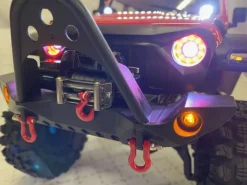 DF-Models 3164DF-4S PRO Crawler 1:10 313mm Radstand, 2.4GHz RTR, rot in Transportbox
