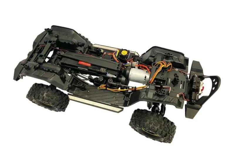 DF-Models 3154DF-4S PRO Crawler 4WD 1:10 (Version 2024) 2.4GHz RTR, grau 313mm Radstand - in Transportbox