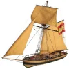 disarmodel SI-20130ATREVIDA, Lancha Canonera 1:30 70cm Schiffsmodell Bausatz
