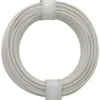 Donau Elektronik 118-5Kupferschalt Litze weiss 10m