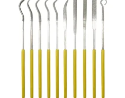 Donau Elektronik M52Diamant - Nadelfeilen gebogen / spezial 10-teilig