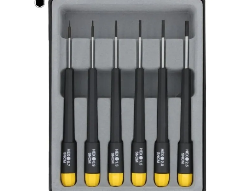 Donau Elektronik 280-63Sechskant Schraubendreher Set metrisch 6-teilig