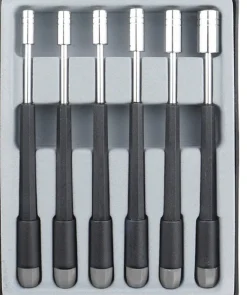Donau Elektronik 280-69Sechskant Steckschlüssel Set 6-teilig 3/32-7/32 Zoll