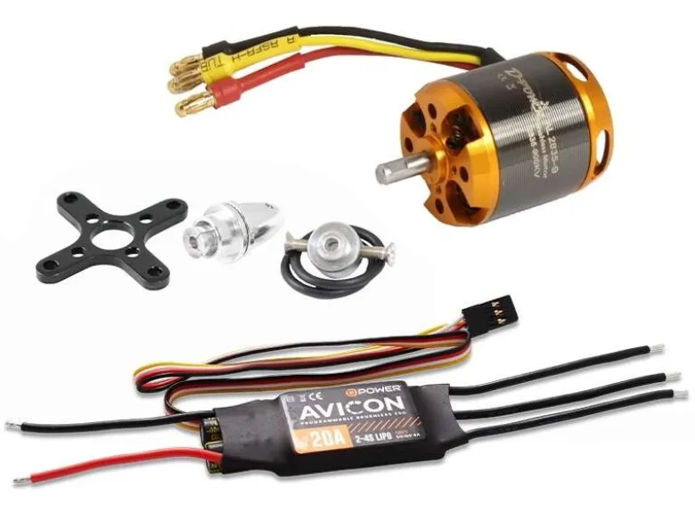 D-Power AL28359ACSBrushless Set AL2835-9 & AVICON 20A Regler
