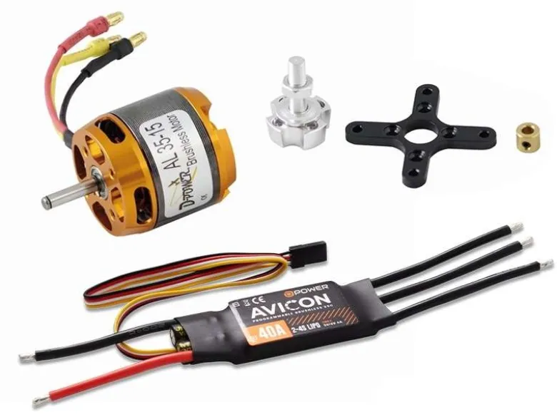 D-Power AL3515ACSBrushless Set AL35-15 & AVICON 40A Regler