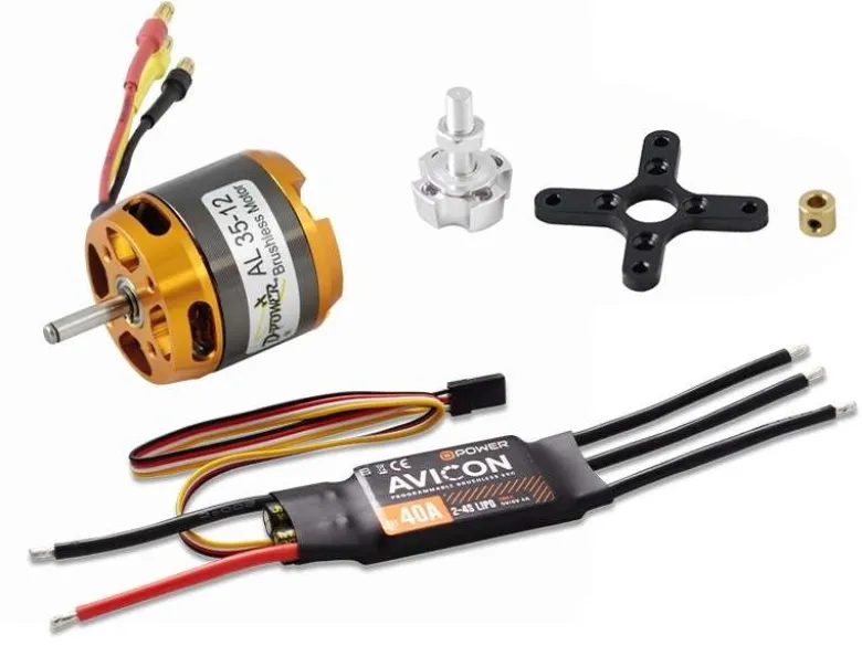 D-Power AL3512ACSBrushless Set AL35-12 & AVICON 40A Regler