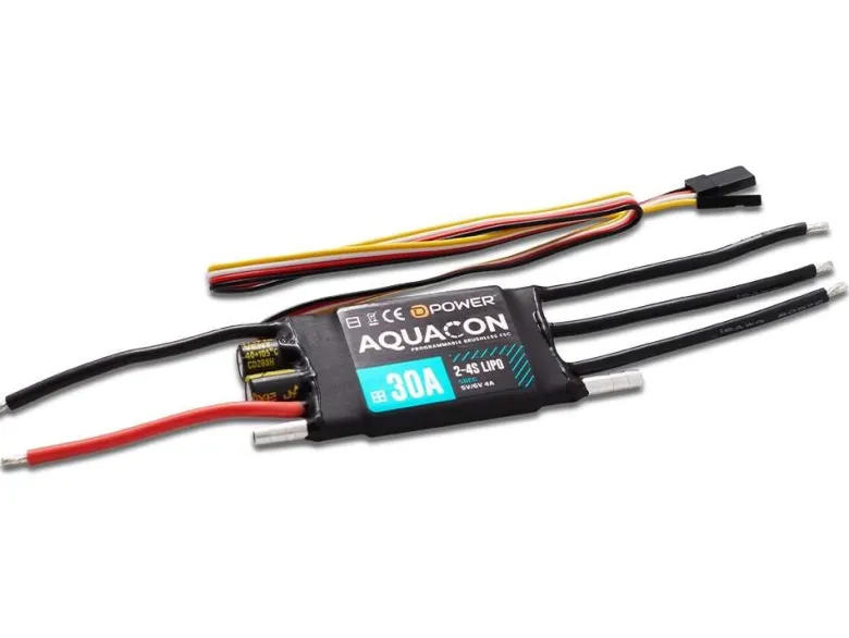 D-Power DPAQC030AQUACON 30A S-BEC Brushless Regler