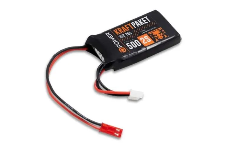 D-Power KP5002Kraftpaket 500 2S LiPo Akku 7,4 V 35/70C - BEC