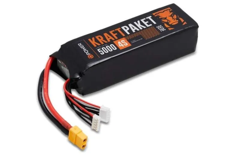 D-Power KP50004Kraftpaket 5000 4S LiPo Akku 14,8 V 35/70C - XT60