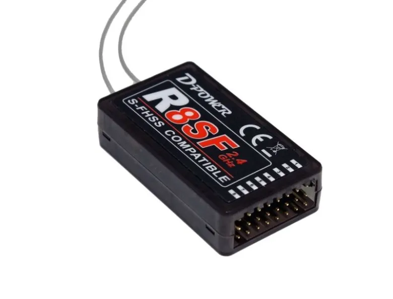 D-Power R8SFR-8SF - 2.4 GHz Empfänger S-FHSS kompatibel