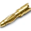 DynoMAX B9552Steckverbinder vergoldet, Rundstecker 2 mm (10)