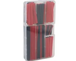 EcoPower ECP-3009Schrumpfschlauch Set schwarz & rot, 150 Stück