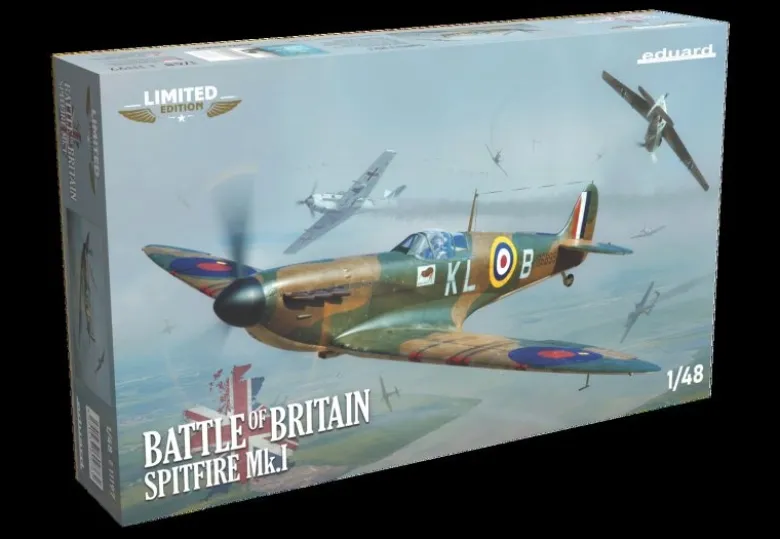 Eduard Plastic Kits 11197Spitfire Mk. I 'Battle of Britain' - Modellbausatz 1:48 Limited Edition!