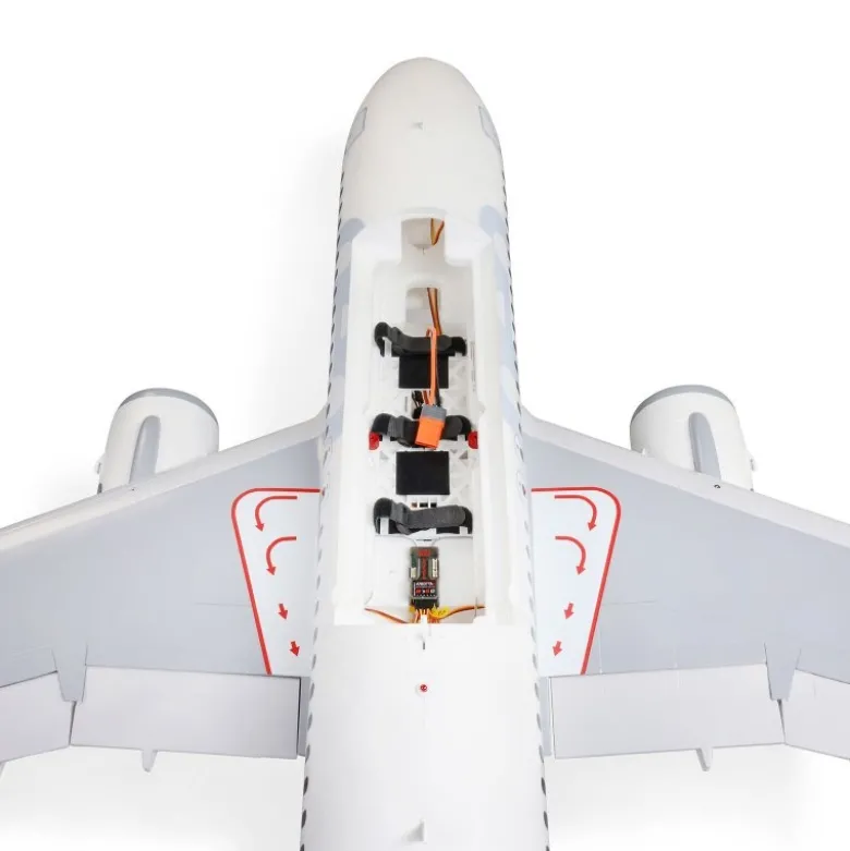 E-flite EFL-1493Airbus A320neo Twin 64mm EDF BNF Basic mit AS3X+,SAFE Select