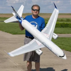 E-flite EFL-1493Airbus A320neo Twin 64mm EDF BNF Basic mit AS3X+,SAFE Select