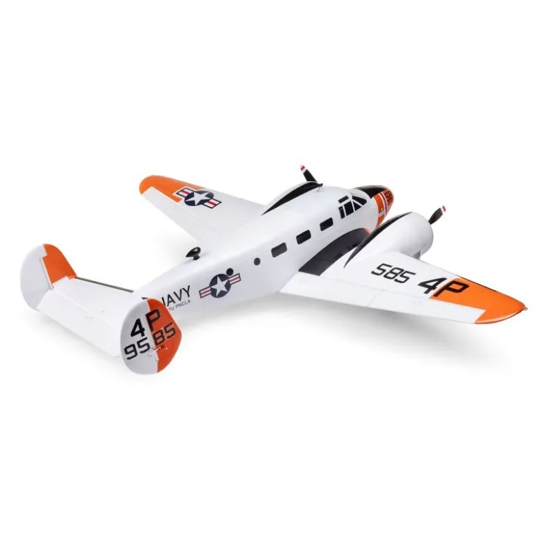 E-flite EFL-3726Beechcraft D18/RC-45J 1.5m BNF Basic mit AS3X+, SAFE Select
