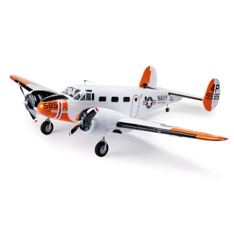 E-flite EFL-3726Beechcraft D18/RC-45J 1.5m BNF Basic mit AS3X+, SAFE Select
