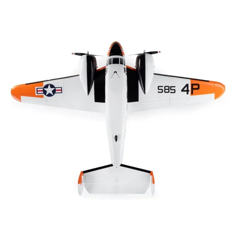 E-flite EFL-3726Beechcraft D18/RC-45J 1.5m BNF Basic mit AS3X+, SAFE Select