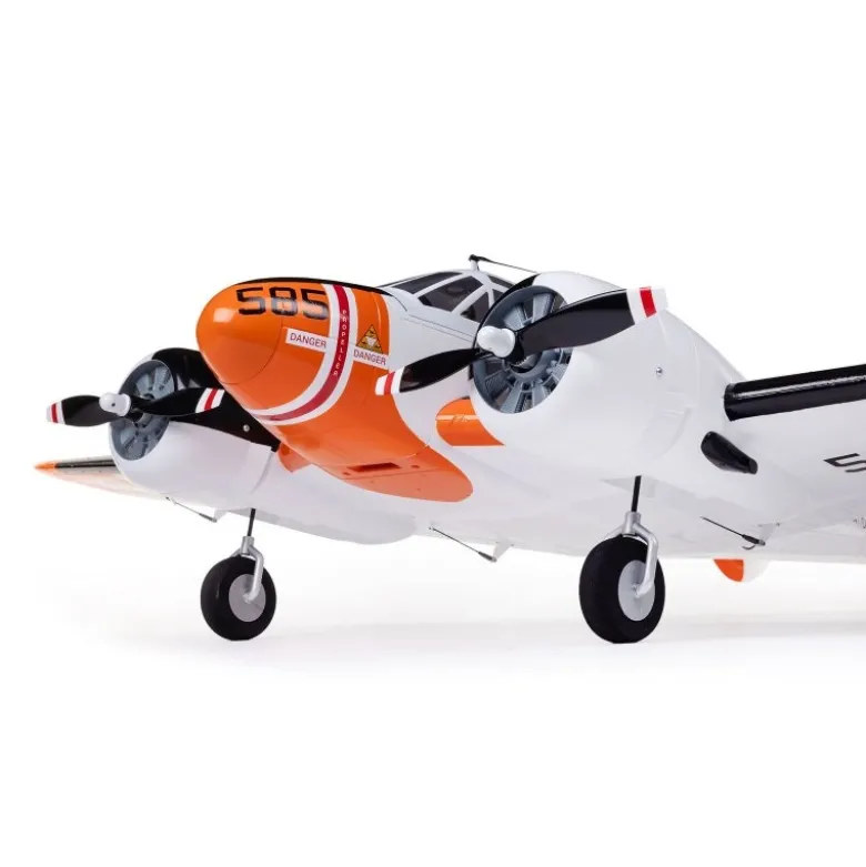 E-flite EFL-3726Beechcraft D18/RC-45J 1.5m BNF Basic mit AS3X+, SAFE Select
