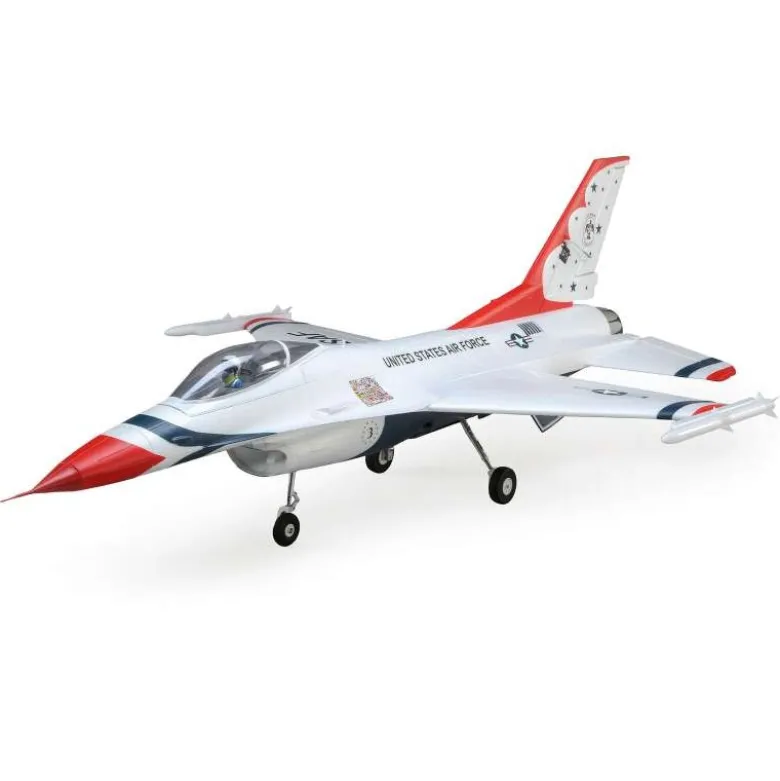E-flite EFL178500F-16 Thunderbirds 70mm EDF Jet BNF Basic, AS3X & SAFE Select
