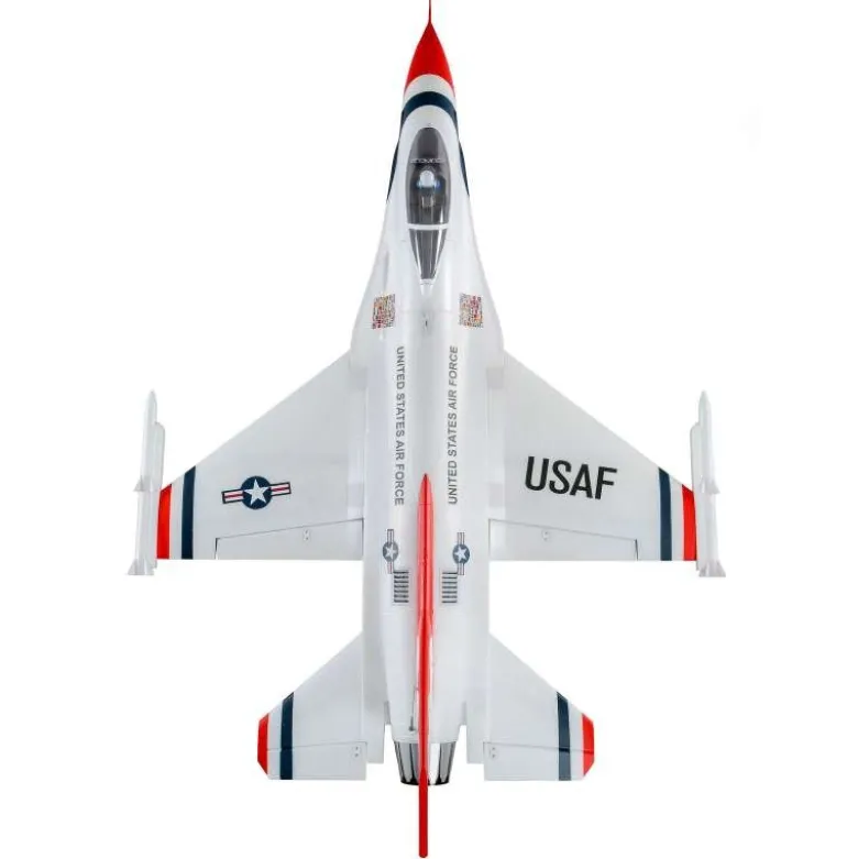 E-flite EFL178500F-16 Thunderbirds 70mm EDF Jet BNF Basic, AS3X & SAFE Select