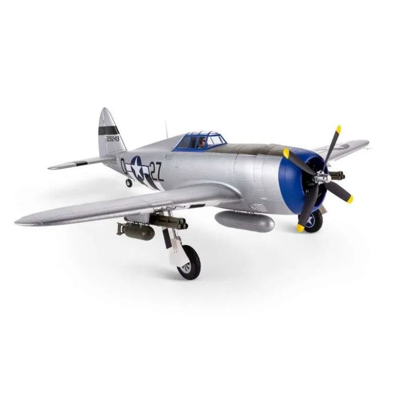 E-flite EFL08450P-47 Razorback 1.2m Warbird BNF Basic mit AS3X & SAFE Select