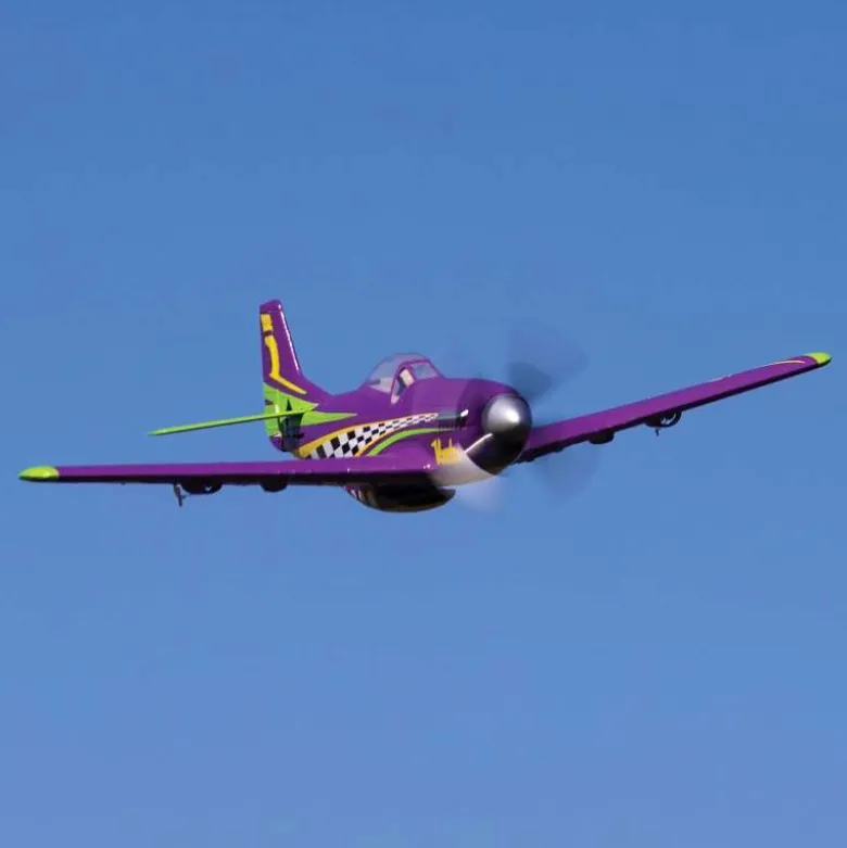 E-flite EFLU4350UMX P-51D Voodoo BNF Basic mit AS3X und SAFE Select