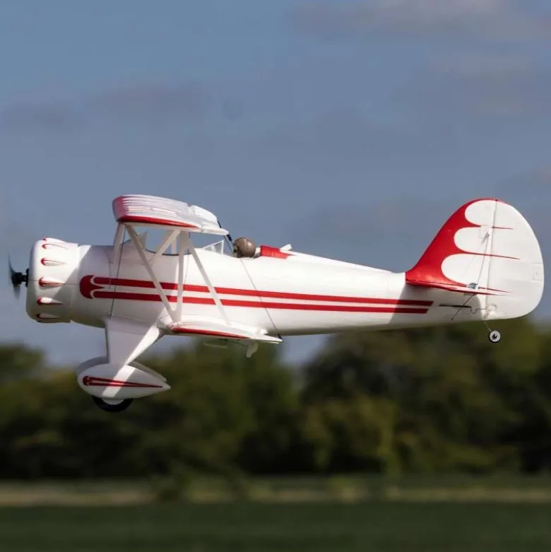 E-flite EFLU53550UMX WACO BNF Basic 550mm mit AS3X und SAFE Select, weiß