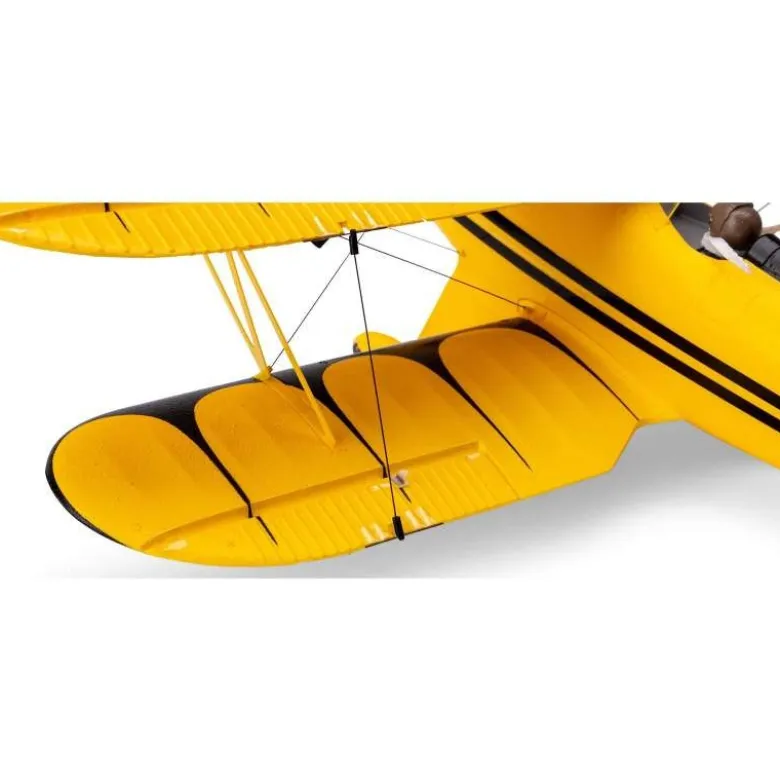 E-flite EFLU53550YUMX WACO BNF Basic 550mm mit AS3X und SAFE Select, gelb