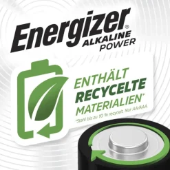 Energizer 142381Alkaline Power LR6 Mignon AA Batterie, 4er Blister