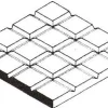 Evergreen 4501Gehwegplatten, 1x150x300 mm, Raster 1,6 mm, 1 Stück