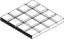 Evergreen 4518Gehwegplatten, 1x150x300 mm.Raster 12,7x12,7 mm, 1 Stück