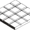 Evergreen 4515Gehwegplatten, 1x150x300 mm.Raster 4,7x4,7 mm, 1 Stück