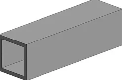 Evergreen 255Quadrat-Rohr, 7,9 x 350 mm (2)