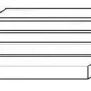 Evergreen 3025Strukturplatte, 0,5x150x300 mm. Spur H0-Maßstab, 1 Stück