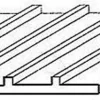 Evergreen 4544Strukturplatte, 1x150x300 mm,Raster 3,2 mm, 1 Stück