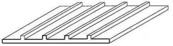 Evergreen 4543Strukturplatte, 1x150x300 mm,Raster 2,5 mm, 1 Stück