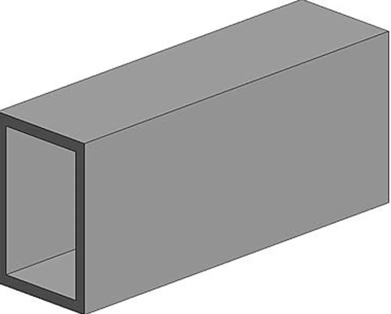 Evergreen 257Vierkant-Rohr,3,2 x 6,3 x 350 mm (3)