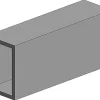 Evergreen 258Vierkant-Rohr,4,8 x 7,9 x 350 mm (2)