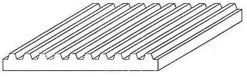Evergreen 4521Wellblech gefalzt, 1x150x300 mm, Raster 4,70 mm, 1 Stück