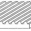 Evergreen 4526Wellblech, 1x150x300 mm, Raster 1,00 mm, 1 Stück