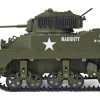 EXHOBBY EXAC01083GB2M5A1 Stuart RC Panzer 1:16, grün mit Rauch, Laufanhebung, 360-Grad-Turmdrehung, KEIN Schießen