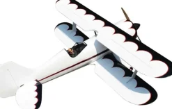 Extreme Flight A393-WMuscle Bipe 54'' Weiss/Schwarz ARF Doppeldecker 1380mm