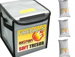 Extron X3363Fireballs Soft Tresor inkl. 3x 1 Liter Feuerlöschgranulat
