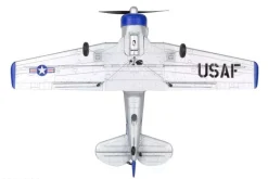 EZ-Wings EZ-037Mini AT-6 Texan 450mm, 2.4GHz RTF, silber inkl. 2x LiPo 3.7V 400mAh & USB Ladegerät