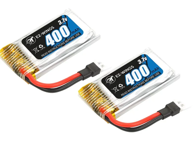 EZ-Wings EZ-020Mini Cub 450mm, 2.4GHz RTF, blau inkl. 2x LiPo 3.7V 400mAh & USB Ladegerät